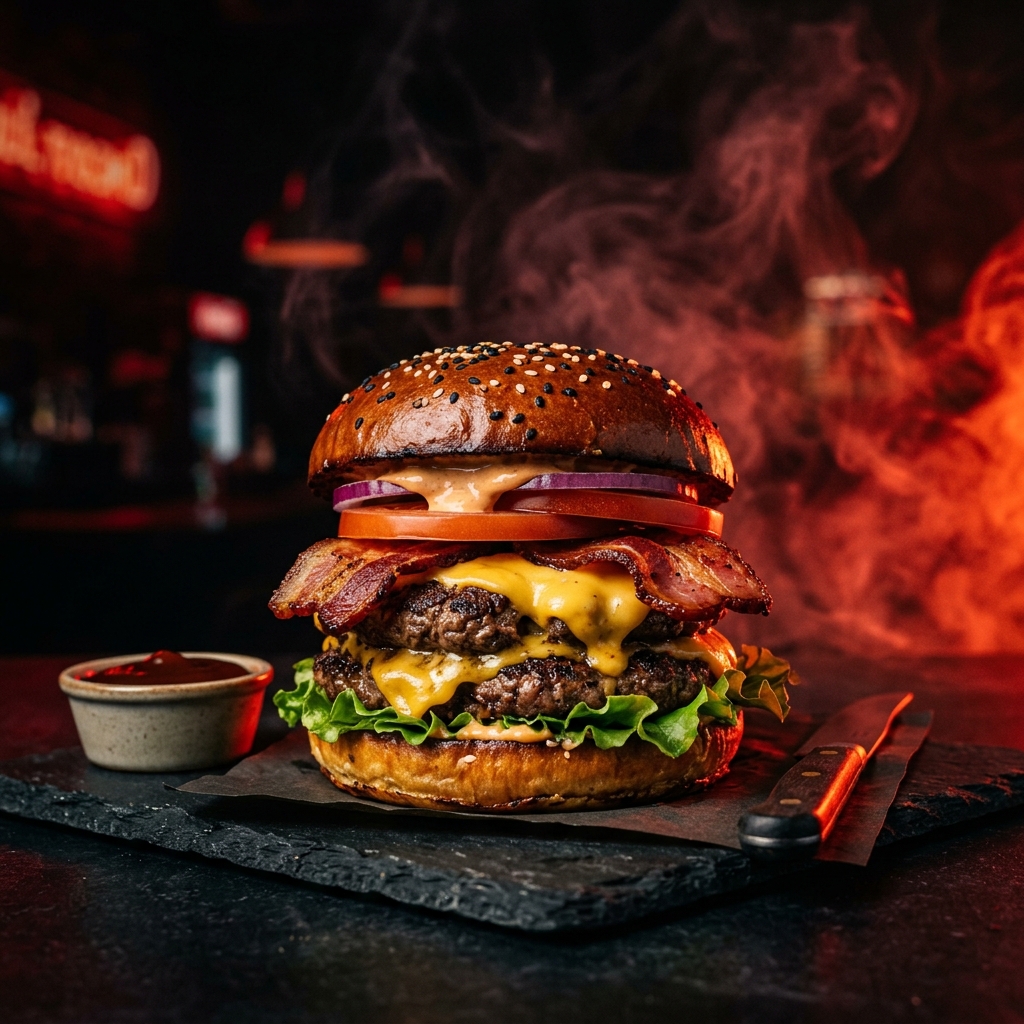 Best Premium Smash Burger in Grand Cayman - Carnivore Signature